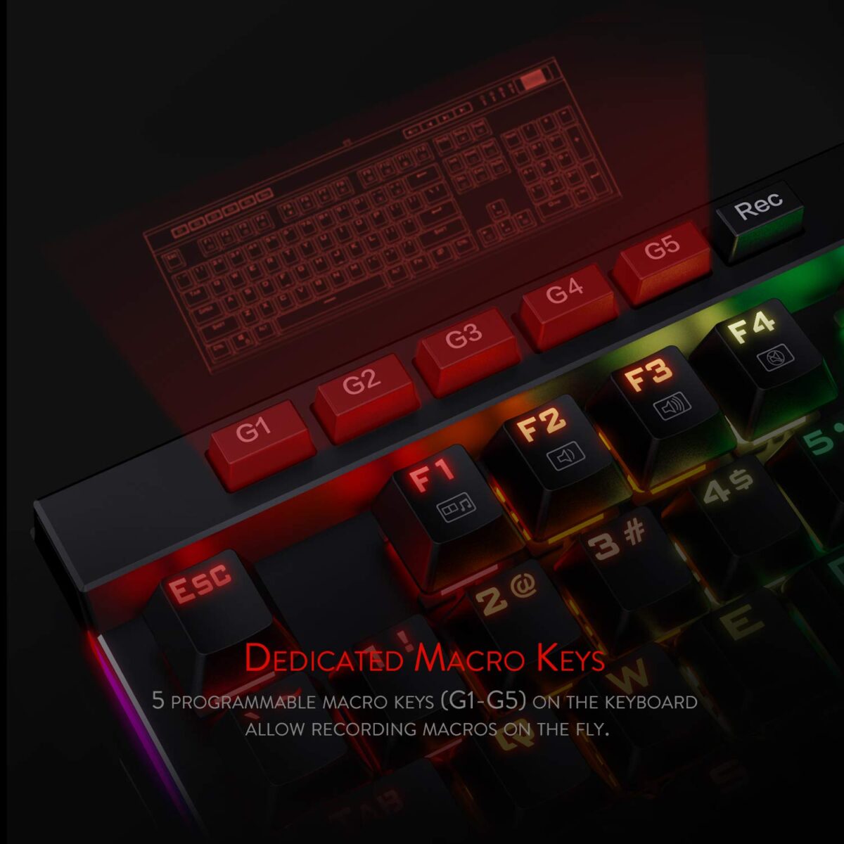 Redragon Vata K580 Mechanical Keyboard 5