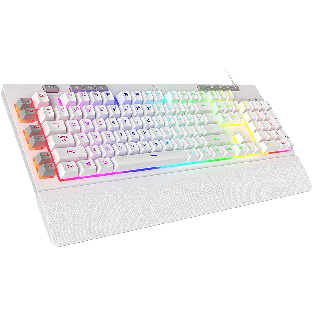 Shiva K512 Wired Membrane Keyboard White 1