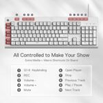 Shiva K512 Wired Membrane Keyboard White 2