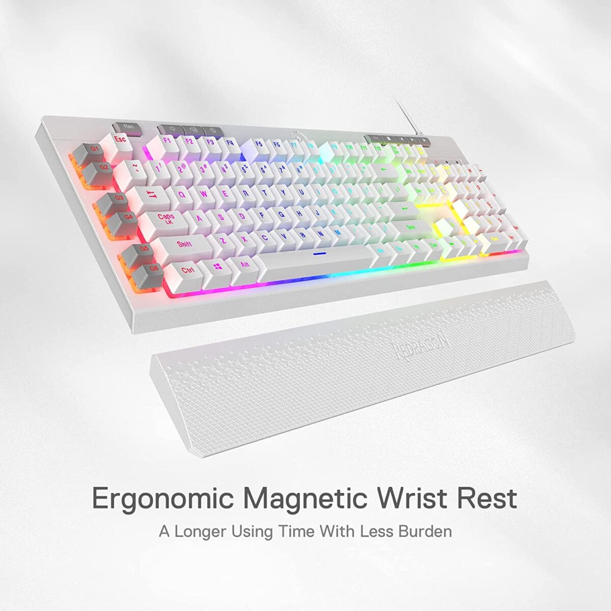 Shiva K512 Wired Membrane Keyboard White 5