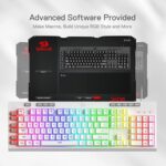 Shiva K512 Wired Membrane Keyboard White 6