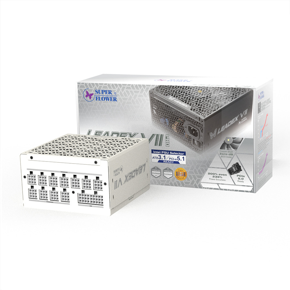 Super Flower Leadex VII Platinum PRO 1000W White 5