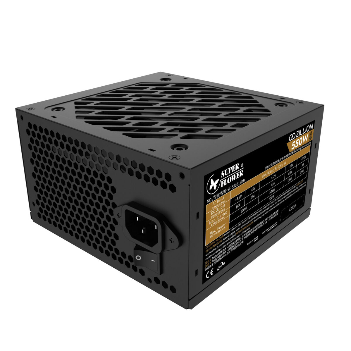 Superflower 550W Zillion Bronze Power Supply 3
