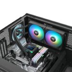 Thermaltake LA240-S ARGB 240mm CPU Liquid Cooler Black Copper Base 350W TDP - Image 6