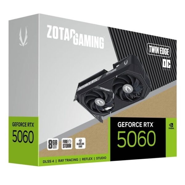 ZOTAC Gaming GeForce RTX 5060 Twin Edge OC Graphics Card 1