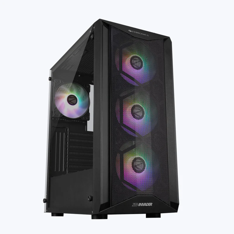 Zebronics Invader Mid Tower Cabinet Zebronics Invader Mid Tower Cabinet
