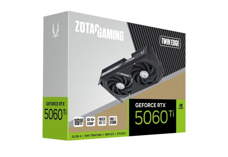 Zotac Gaming GeForce RTX 5060 Ti 16GB Twin Edge Graphics Card 1
