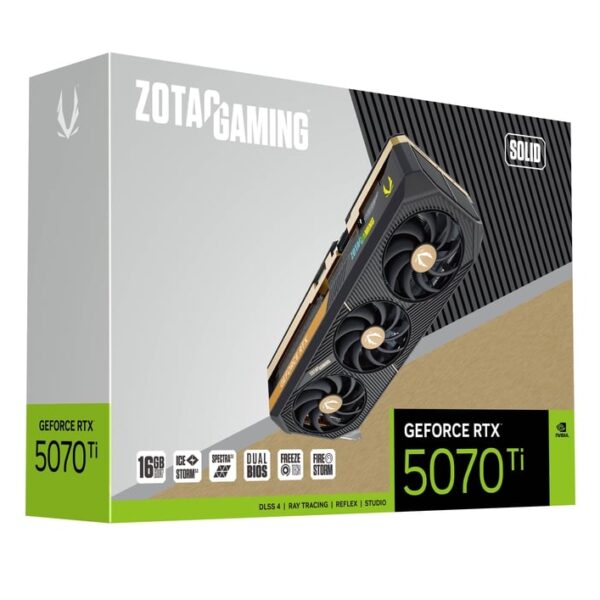 Zotac Gaming GeForce RTX 5070 Ti Solid 16GB Graphics Card
