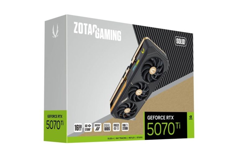 Zotac Gaming GeForce RTX 5070 Ti Solid 16GB Graphics Card