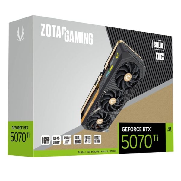 Zotac Gaming GeForce RTX 5070 Ti Solid OC 16GB Graphics Card 7