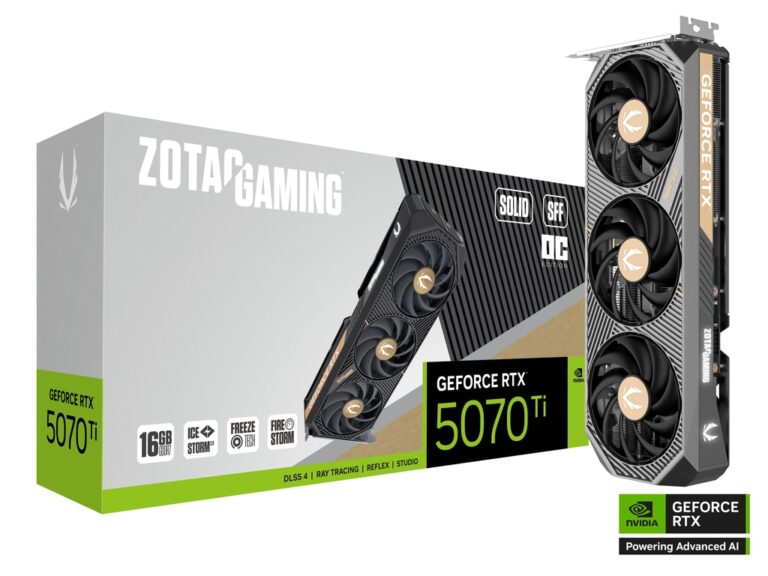 Zotac Gaming GeForce RTX 5070TI Solid SFF OC 7