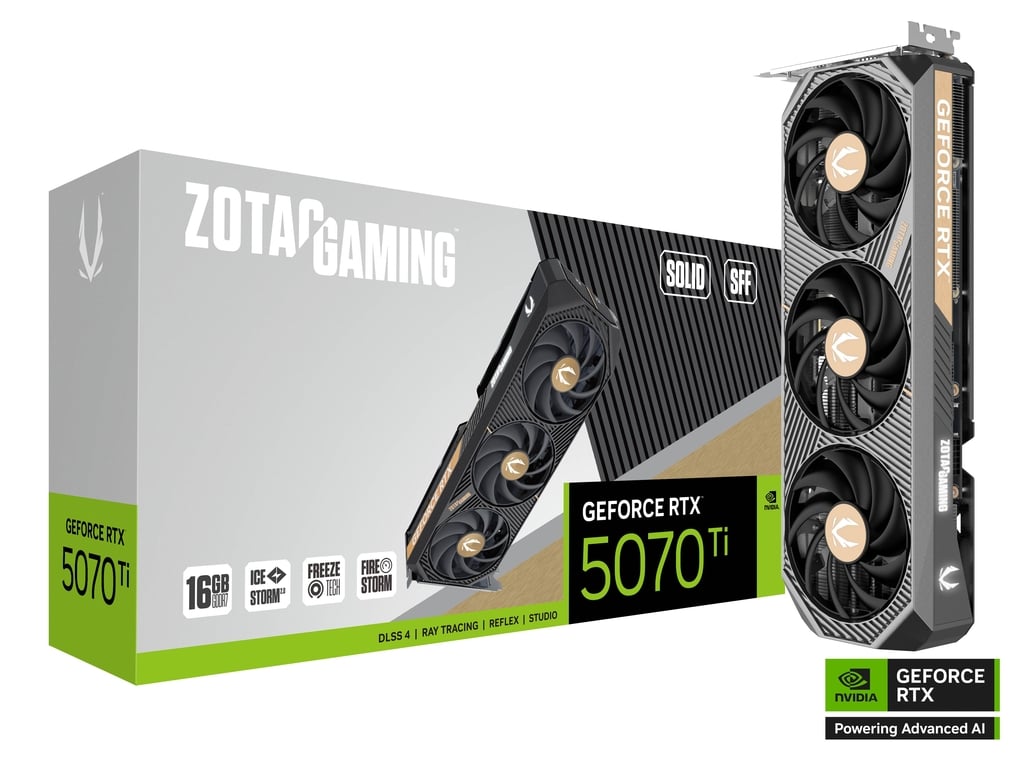 Zotac Gaming GeForce RTX 5070TI Solid SFF Zotac Gaming GeForce RTX 5070TI Solid SFF