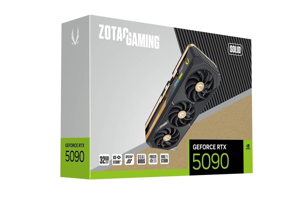 Zotac Gaming GeForce RTX 5090 Solid 32GB GDDR7 Graphics Card 1 Zotac Gaming GeForce RTX 5090 Solid 32GB GDDR7 Graphics Card 1