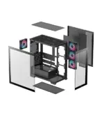 Deepcool CG530 4F Black ATX Mid Tower cabinet 5