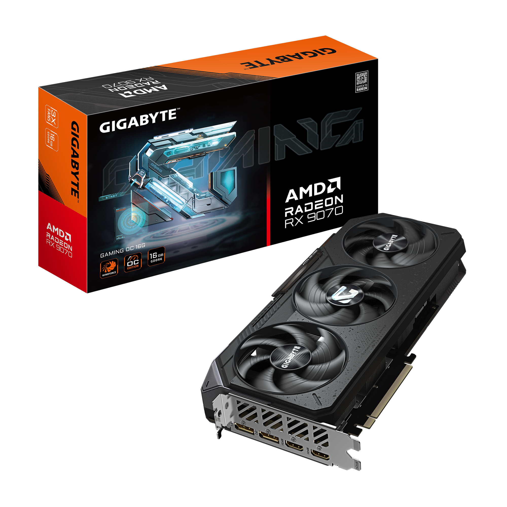Radeon RX 9070 GAMING OC 16G 01 Radeon RX 9070 GAMING OC 16G 01