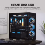 Corsair Chassis 3500X RGB Black Cabinet 1