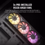 Corsair Chassis 3500X RGB Black Cabinet 3