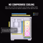 Corsair Chassis 3500X RGB White Cabinet 4