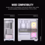 Corsair Chassis 3500X RGB White Cabinet 6