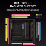 Corsair Chassis Frame 5000D RS ARGB Black 4