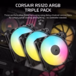 Corsair Fan RS120 ARGB Black Triple Fan 1