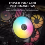 Corsair Fan RS140 ARGB Black Dual Fan 1