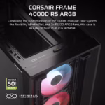 Corsair Frame 4000D RS ARGB Black Case 1