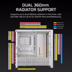 Corsair Frame 4000D RS ARGB White Case 5 1