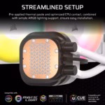 Corsair Nautilus 360 RS ARGB White Liquid Cooler 2