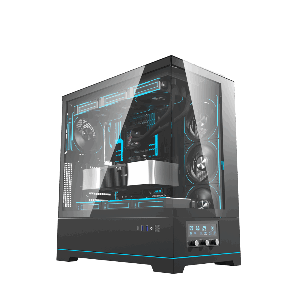 DarkFlash DY451 Pro Black ATX Cabinet 1