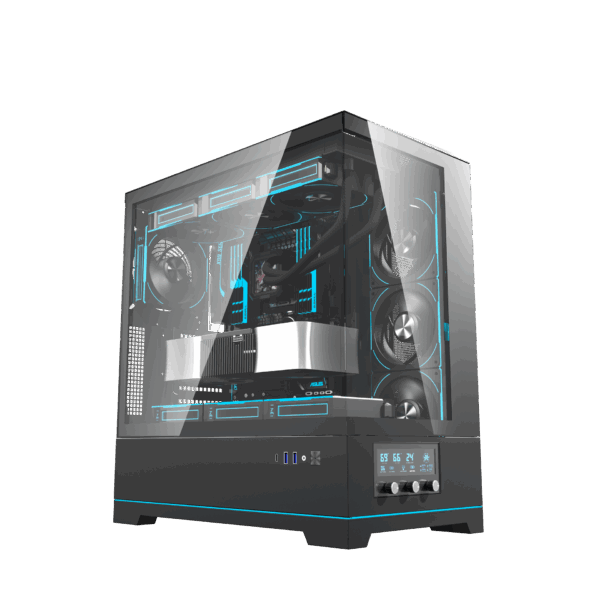 DarkFlash DY451 Pro Black ATX Cabinet 1