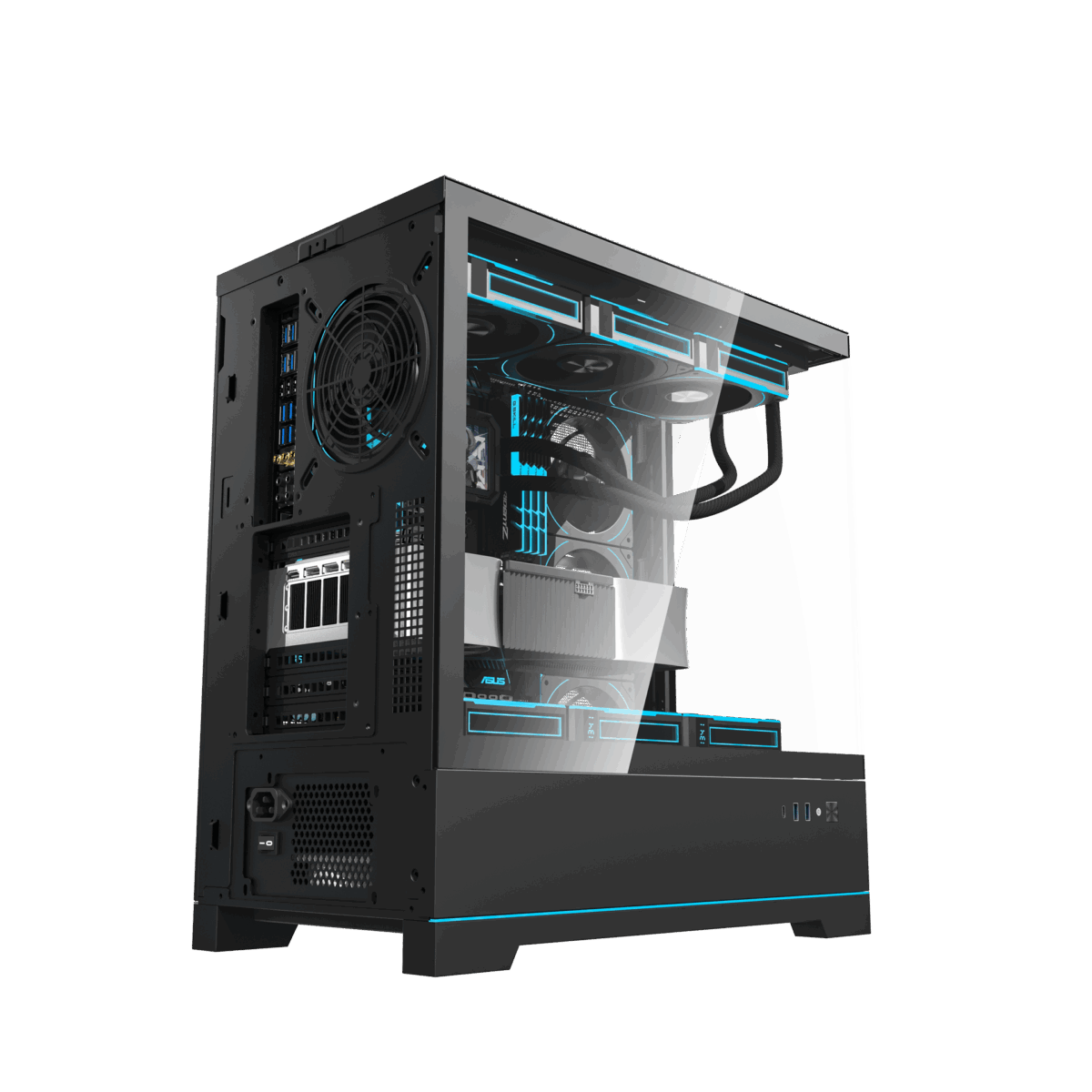 DarkFlash DY451 Pro Black ATX Cabinet 4