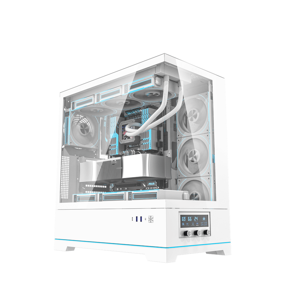 DarkFlash DY451 Pro White ATX Cabinet DarkFlash DY451 Pro White ATX Cabinet