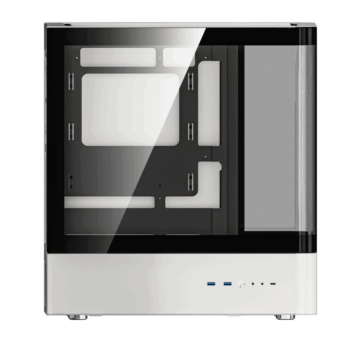 DarkFlash HM1 ATX White Desktop Cabinet 5
