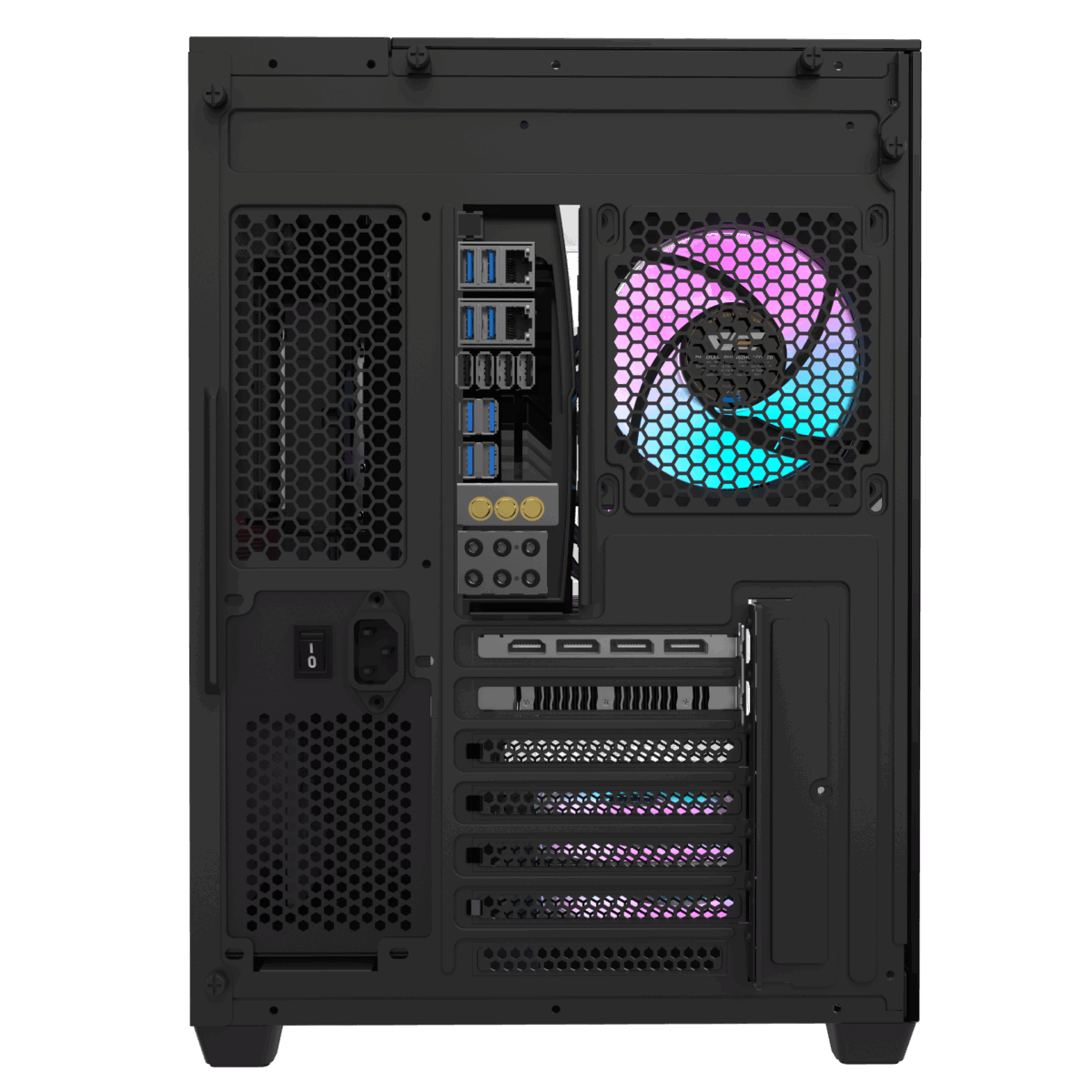 DarkFlash TH285 Black ATX Desktop Cabinet 4