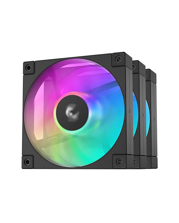 Deepcool FD12 ARGB Black 3 In 1 Desktop Fan 1