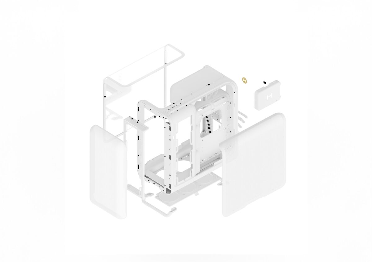 HYTE X50 Snow White Desktop Cabinet 3 scaled