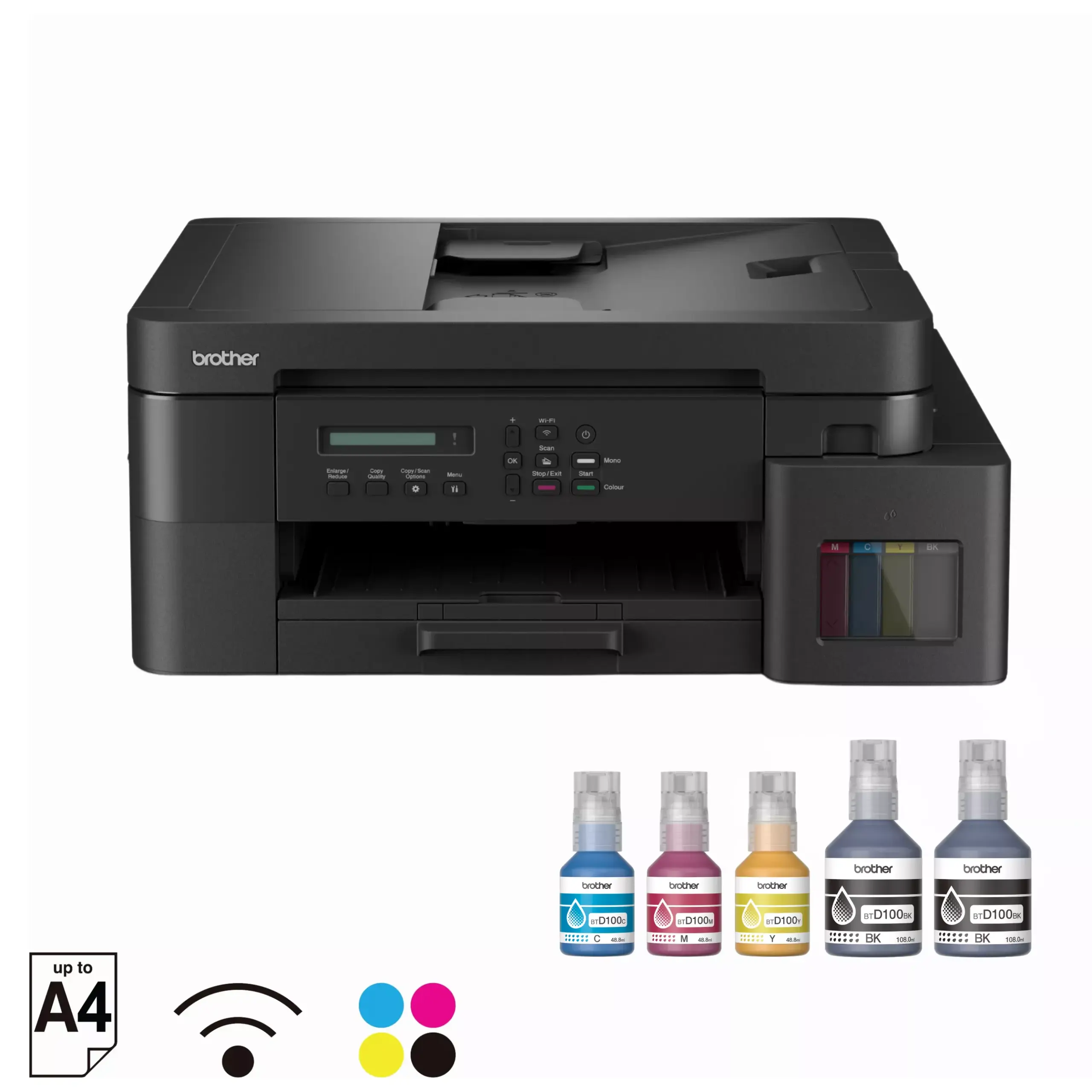 Brother DCP T830DW WiFi Ink Tank Printer scaled Brother DCP-T830DW WiFi Ink Tank Printer
