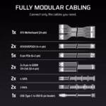 Corsair HX1200i Ultra Low Noise PSU 4