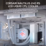 Corsair Nautilus 240 RS LCD White Liquid Cooler 1