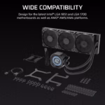 Corsair Nautilus 360 RS LCD Liquid CPU Cooler 7