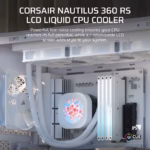 Corsair Nautilus 360 RS White LCD Liquid Cooler 1
