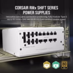 Corsair RM1200x Shift White Desktop PSU 1