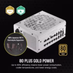 Corsair RM1200x Shift White Desktop PSU 3