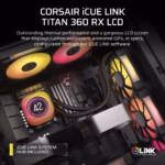 Corsair iCUE Link Titan 360 RX Black LCD Cooler 1