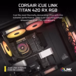Corsair iCUE Link Titan 420 RX RGB AIO CPU Cooler 1