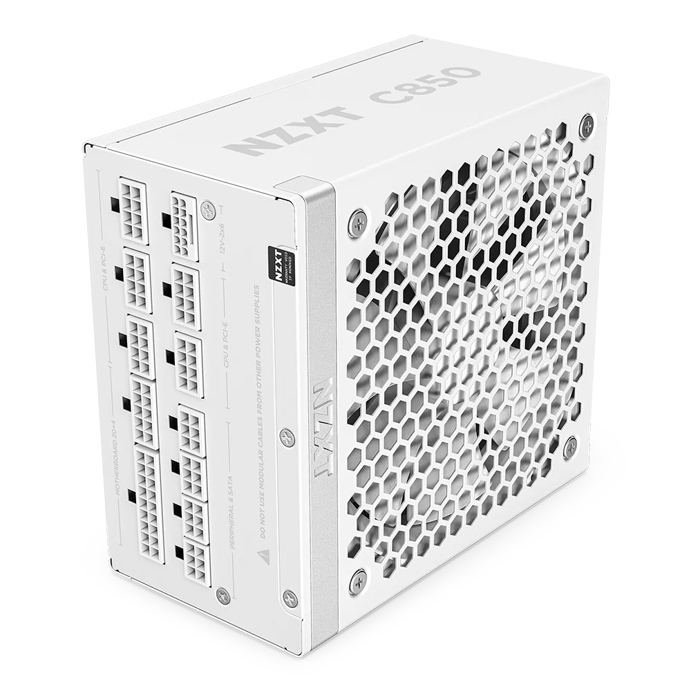 NZXT C850 Watt ATX White Desktop SMPS NZXT C850 Watt ATX White Desktop SMPS