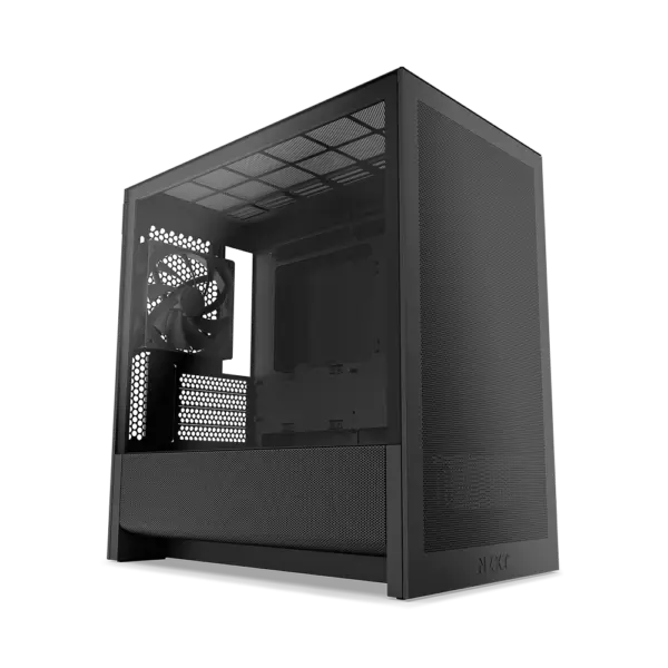 NZXT Chassis H3 Flow mATX Black Cabinet