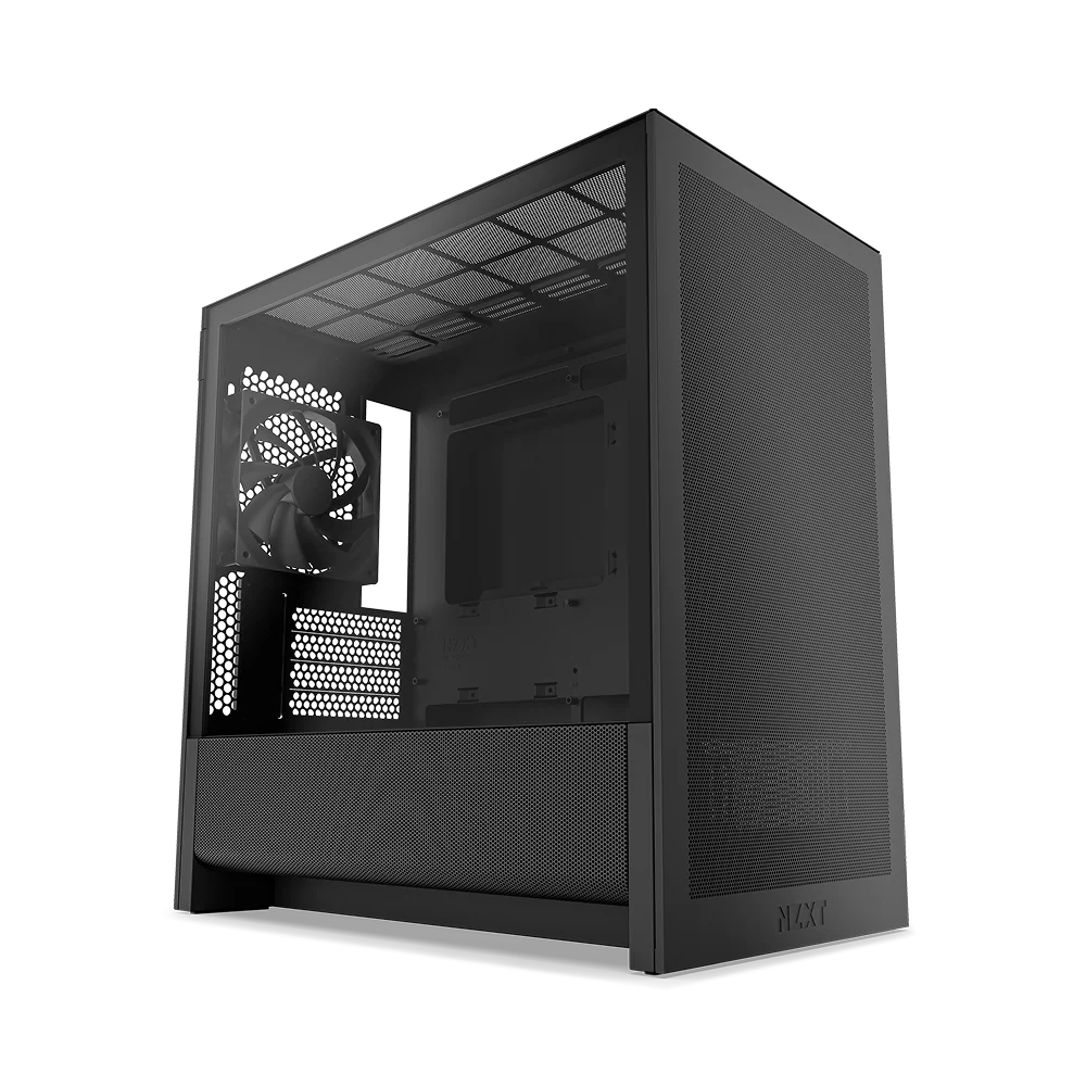 NZXT Chassis H3 Flow mATX Black Cabinet NZXT Chassis H3 Flow mATX Black Cabinet