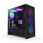 NZXT Chassis H5 Flow RGB mATX Black Case 1